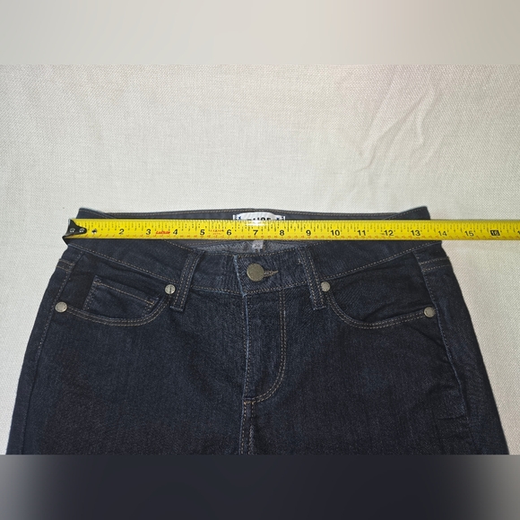 PAIGE Midnight Blue Denim Jeans Skyline Skinny Sz. 26 Travel Casual Outdoor - Picture 9 of 15